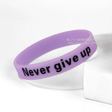 Wristband Glow In Dark Silicone Rubber Elasticity Sport
