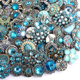 BANGLE 10pcs/lot Wholsale 18mm Snap Jewelry Mixed Styles Snap Buttons Fit Snap Bracelet