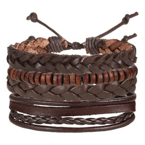 WRISTBAND 17KM Vintage Multiple Charm Bracelets Se