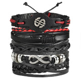 WRISTBAND 17KM Vintage Multiple Charm Bracelets Se