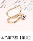 Earrings  Cuff U Star Moon Earring Punk Minimalist