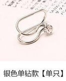 Earrings  Cuff U Star Moon Earring Punk Minimalist