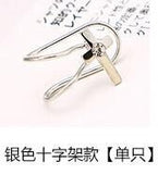 Earrings  Cuff U Star Moon Earring Punk Minimalist