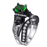 Rings Skull   Set Punk Style Fashion Jewelry