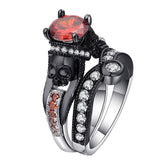 Rings Skull   Set Punk Style Fashion Jewelry