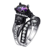 Rings Skull   Set Punk Style Fashion Jewelry