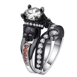 Rings Skull   Set Punk Style Fashion Jewelry