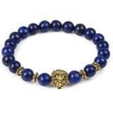BANGLE Leopard Tiger Eye Lion Head Bracelet Owl Buddha Bead Bracelets