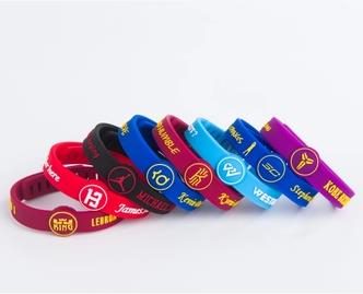 Wristband 1 pcs Basketball star adjustable sports Silicone