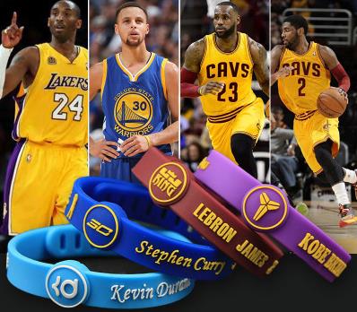 Wristband Basketball star adjustable Silicone