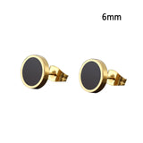 Earrings Fashion 1 Pair Round Shape Vintage Stud