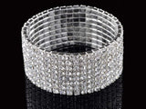 WRISTBAND imixlot imixlot Hot Fashion 4/5/8 Rows Crystal Rhinestone Wedding Bridal