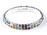 WRISTBAND imixlot imixlot Hot Fashion 4/5/8 Rows Crystal Rhinestone Wedding Bridal