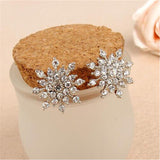 Earrings Wedding Jewelry Design Crystal Rhinestone Stud