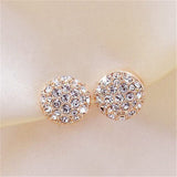 Earrings Wedding Jewelry Design Crystal Rhinestone Stud