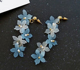 Earrings Fashion Trendy  flowers stud