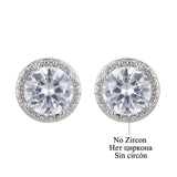 Earrings Classic Green AAA Cubic Zirconia Stud