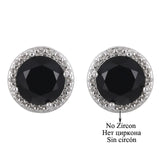 Earrings Classic Green AAA Cubic Zirconia Stud