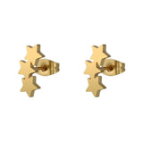 Earrings Cute Stainless Steel Stud