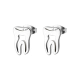 Earrings Cute Stainless Steel Stud