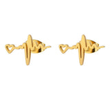 Earrings Cute Stainless Steel Stud