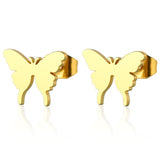 Earrings Cute Stainless Steel Stud