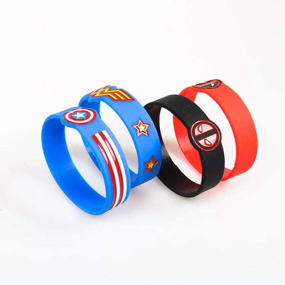 WRISTBAND Sizes Captain America Silicone Bracelets Wonder