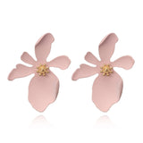 Earrings  Womens Fashion Candy Color Earring Geometric Flower Shape