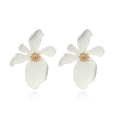 Earrings  Womens Fashion Candy Color Earring Geometric Flower Shape