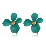 Earrings  Womens Fashion Candy Color Earring Geometric Flower Shape