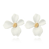 Earrings  Womens Fashion Candy Color Earring Geometric Flower Shape