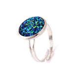 Rings Crazy Feng Trendy Druzy Stone Finger