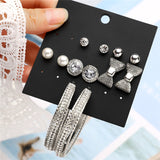 Earrings New Earrings Sets Gold Silver Small Big Circle