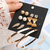 Earrings New Earrings Sets Gold Silver Small Big Circle