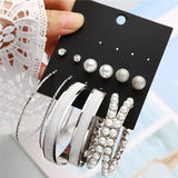 Earrings New Earrings Sets Gold Silver Small Big Circle
