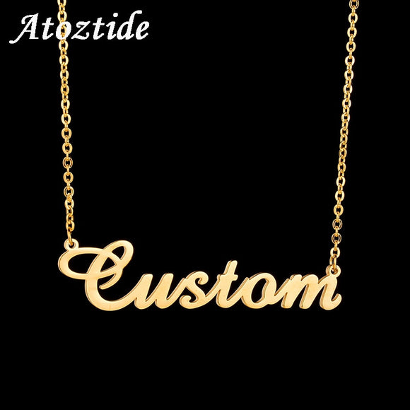 NECKLACES & PENDANTS  Customized Fashion Stainless Steel Name