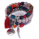 Wristband Bohemia Crystal Bead Bracelets