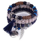 Wristband Bohemia Crystal Bead Bracelets