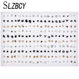Earrings  Wholesale 100Pairs/Set Mix Style Small Stud