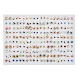 Earrings  Wholesale 100Pairs/Set Mix Style Small Stud