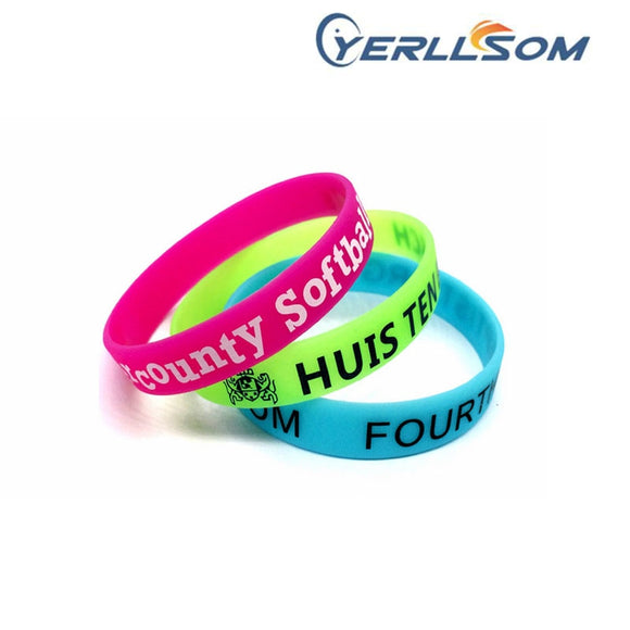 Wristband  customized personalized silicone bracelets