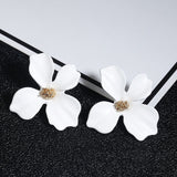 Earrings Korean Style Cute Flower Stud