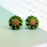 Earrings Korean Style Cute Flower Stud