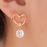 Earrings  Gold  Jewelry Brincos Woman