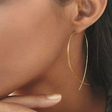 Earrings  Gold  Jewelry Brincos Woman