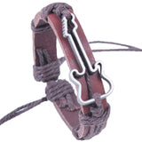 WRISTBAND Christian I Love Jesus Charm Leather Bracelet Adjustable