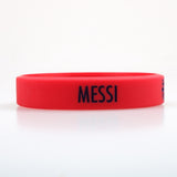 Wristband Lionel Messi Silicone bracelet Football Fans Club Silicone