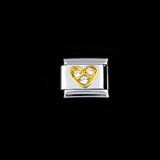 BANGLE Accessories Jewelry Letter Charm Chain Bracelet