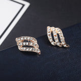 Earrings Fashion Gold Color Korean Style Simple