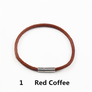 BANGLE Women's Leather Bracelets 2pcs Real Leather Cord Bracelet